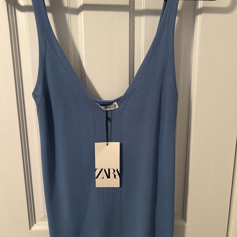Zara Sky Blue Camisole Top
